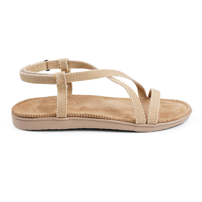 Lovelies Studio - Danish design - Aguas Blanca, the epitome of comfort and style in a sandal. Experience unparalleled softness with its luxurious suede insole, complemented by a double layer of sturdy rubber soles that provide the perfect bounce in every step. The innovative design features straps that elegantly encircle the heel, ensuring an impeccable fit and secure hold. Elevate your footwear game with Aguas Blanca – where cushioned elegance meets durable sophistication.
