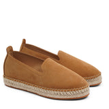 Our all time favorit espadrilles. These beautiful espadrilles are handmade of soft suede for the best comfort. The high rubber sole is covered with jute which means that the sole will not swallow if it gets wet. Furthermore we have added a soft EVA inner sole which is covered with leather and can be removed. This is one of the best espadrilles in the market.