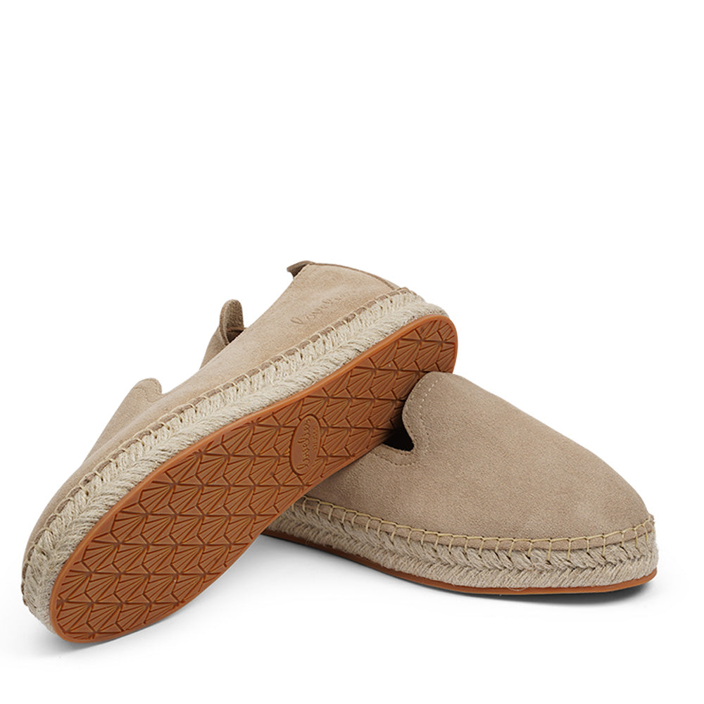 Experience Unmatched Comfort with Ballenas Espadrilles: Warm Sand, Rubber Outsole, and Leather Lining  Step into a world of unrivaled comfort with our Ballenas Espadrilles. Crafted with meticulous attention to detail, these espadrilles offer the perfect blend of style and ultimate comfort for your feet. Discover the perfect harmony of style and comfort with Ballenas Espadrilles. Don't settle for anything less than the best. Treat your feet to the epitome of luxury and enjoy every moment of blissful comfort.