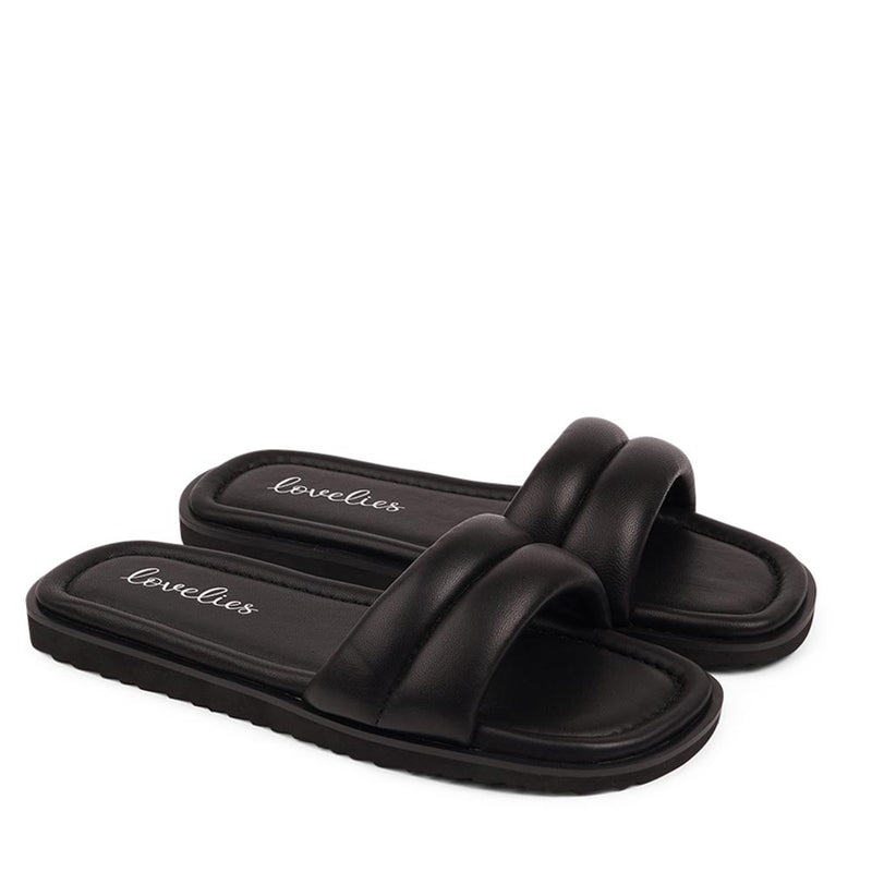 Puffy Slip-on Sandals