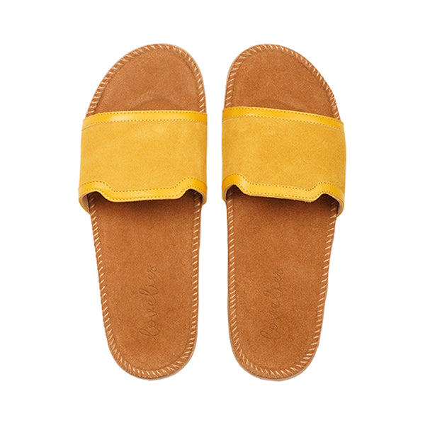 Lovelies Bodri, Yellow, Wonderful soft and comfortable sandal with suede sole and upper. The rubber sole is light and soft which makes the sandal very comfortable and beautiful.
