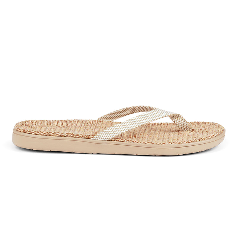 Lovelies Bonete Jute flip flops. The rubber sole is light, soft and very comfortable. The best summer flip flops and in many colors.