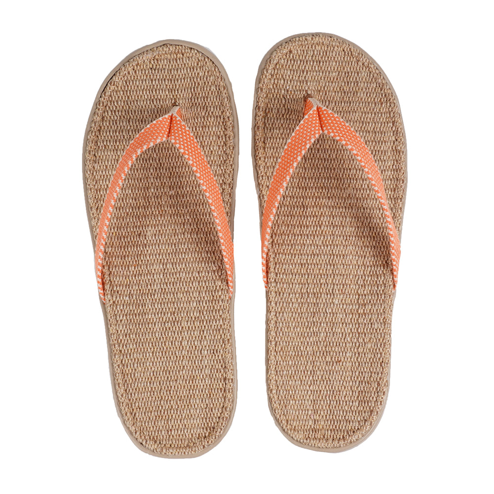 Lovelies Bonete Jute flip flops. The rubber sole is light, soft and very comfortable. The best summer flip flops and in many colors.