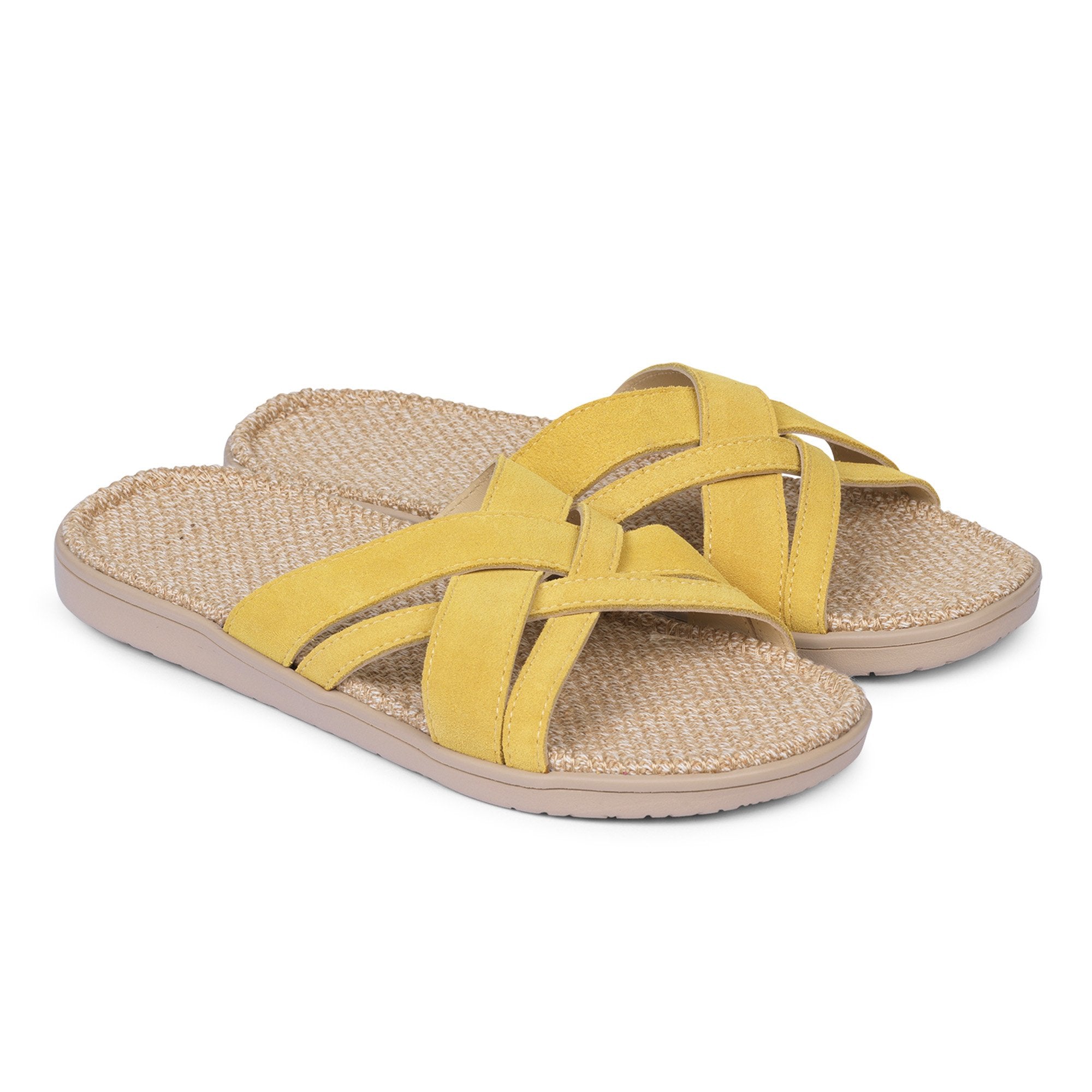 Lovelies Cavallet Sandals with straps of soft suede. The comfortable inner sole in covered with natural jute material. 