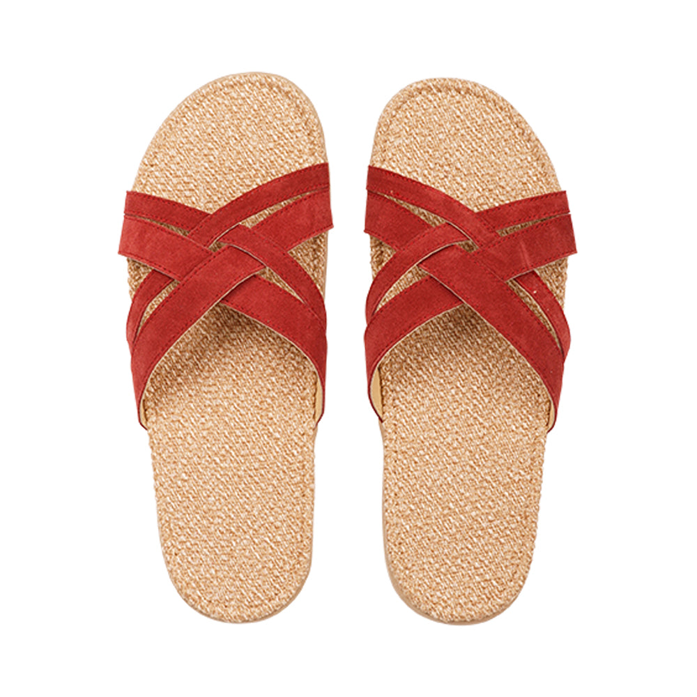 Lovelies Cavallet Sandals with straps of soft suede. The comfortable inner sole in covered with natural jute material. 