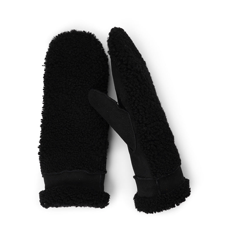 Lovelies Studio - The cozy Colon mittens are made of 100% Australian double faced shearling.  The palm is soft sheep skin and the beautiful upper, cuff and the lining is curly sheep fur. The thumb is made with only one side sawing for the best comfort and style. Our Colon mittens are extra long which means that you can fold and wear them in 4 different ways.