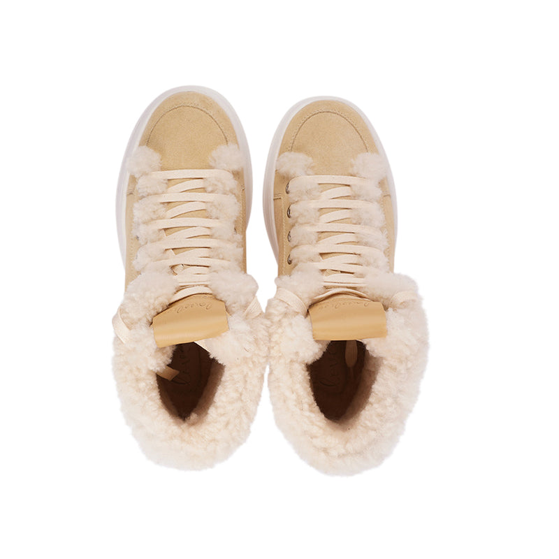 Fajardo - High top shearling sneaker