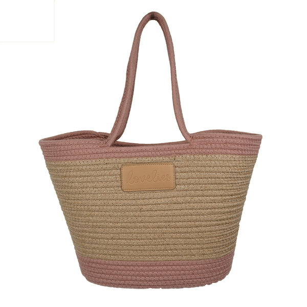 For those cheerful springdays and warm sunny summerdays all you need is a gorgeous beach bag.  Lovelies has made an elegant one in cotton and recycled polyester and it comes in 8 beautiful colours.    Whether you’re off to a picnic, shopping or a lazy day at the beach, a Lovelies beach bag will be your all-time favourite companion.