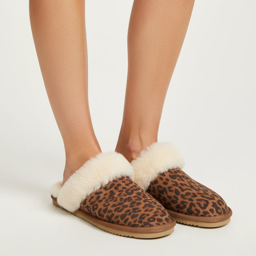Soft and cosy shearling slippers  Lovelies shearling slippers are the essence of comfortability. When you’re in the need of surrounding your feet in soft and warm slippers, Lovelies shearling slippers are the answer. With soft and durable soles, warm shearling and a gorgeous design, you’ll never want to wear any other home-shoe to make you feel at ease.