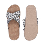 Lovelies Studio - Step into comfort and style with its unique design, featuring double-layered soft and durable rubber soles. The mid-sole, adorned with natural jute, adds a touch of eco-friendly elegance. Embrace both fashion and comfort as you stroll, thanks to the wide cotton straps intricately woven with captivating patterns, available in a spectrum of colors.