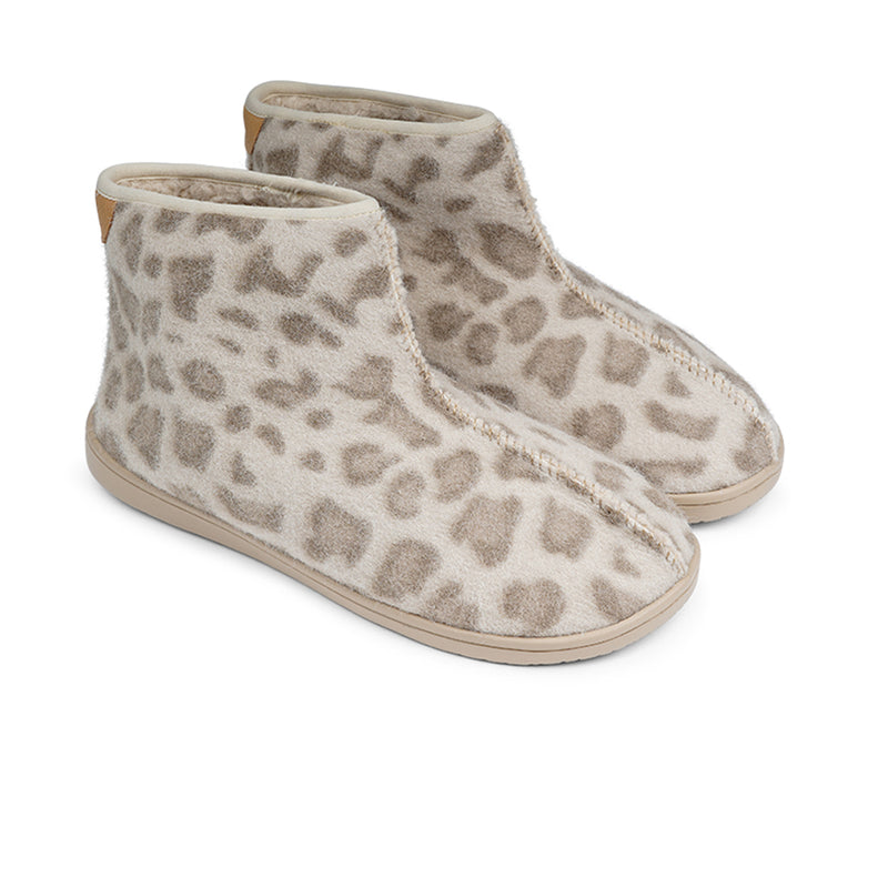 HL9504 Lovelies Sakala Leopard Taupe slippers