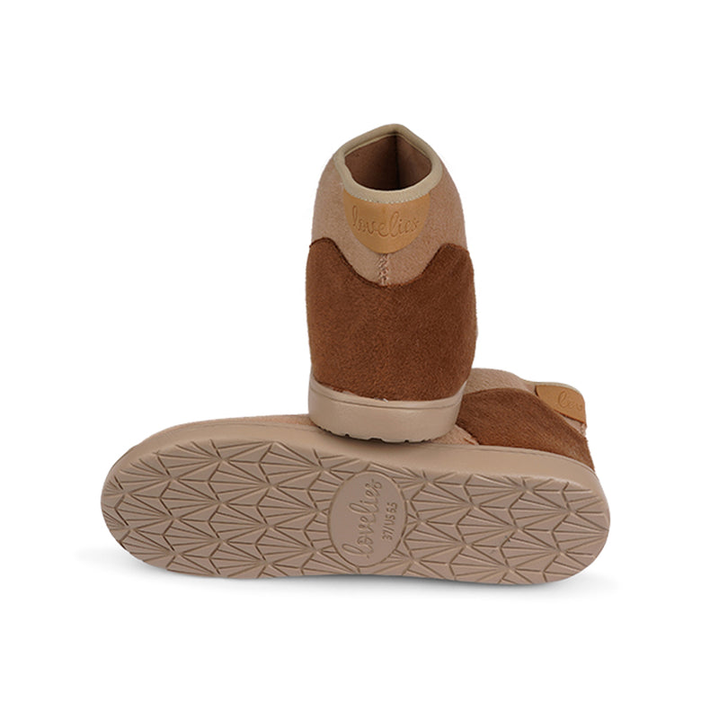 HL9541 Lovelies lounge slippers camel brown