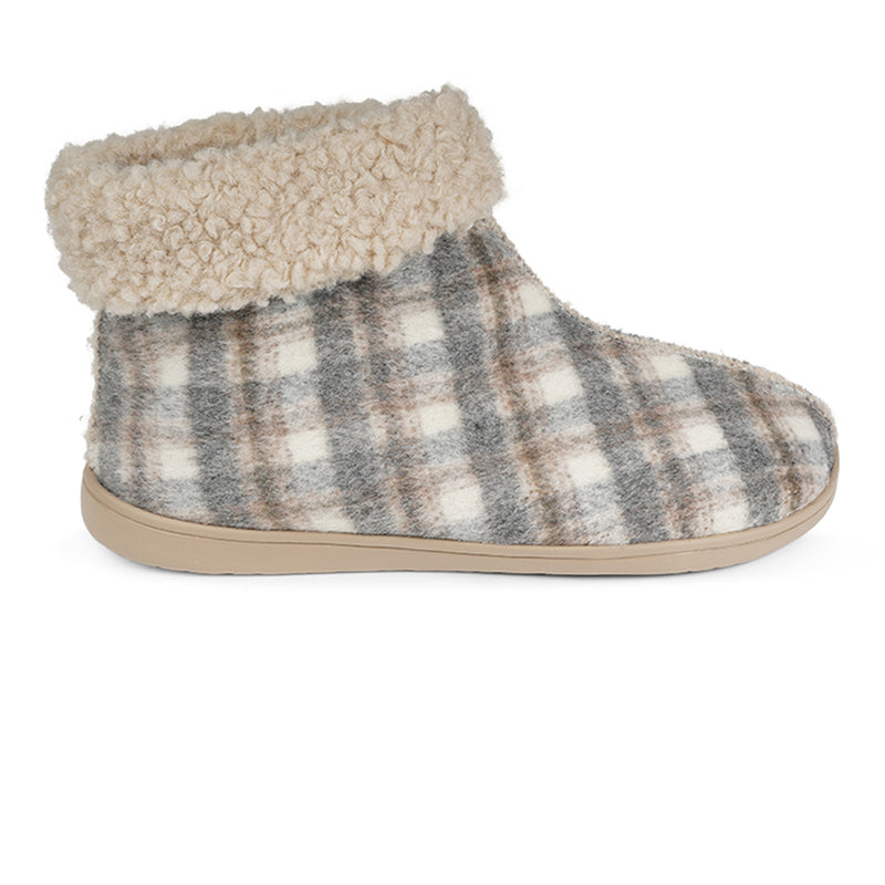 HL9711 Lovelies Ayana lounge slippers check grey