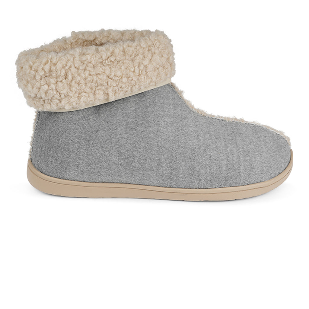 HL9732 Lovelies Ayana lounge slippers light grey fur