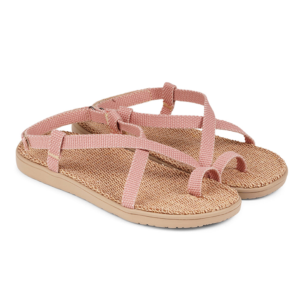 Lovelies - Isola sandals - Soft rubber sole covered in natural jute and woven straps in cotton. The sandals are light and very comfortable.
