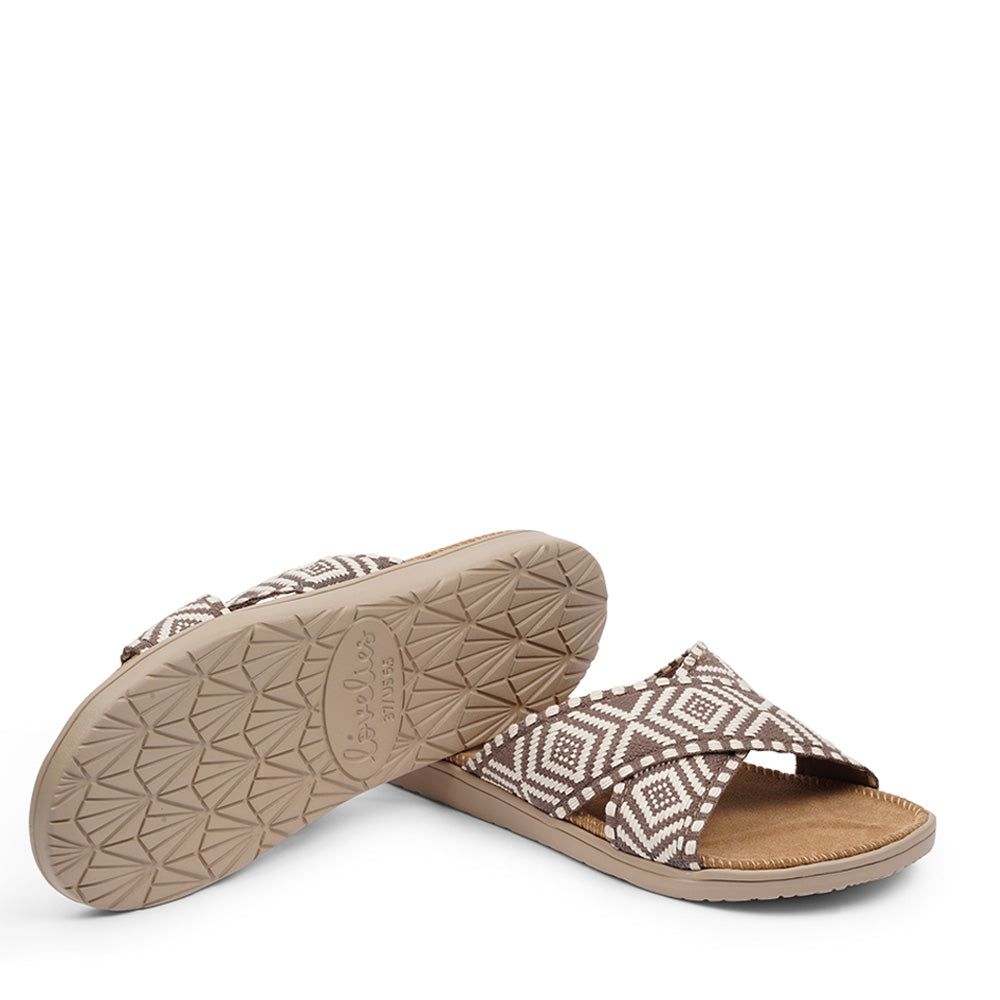 Lovelies Studio -  Bellevue cross suede sandal with the most comfortable rubber sole which is covered in exclusive suede. The sandal has a wonderful feminine look and will match your summer dresses and light blue jeans perfectly. Enjoy your lovelies !