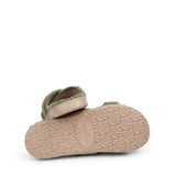 Outsole / Insole : Rubber  Footbed: Curly faux fur Lining: 80% Wool – 20% polyester Upper: Curly faux fur