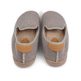 LL8522 Lovelies Candi lounge slippers stripe light grey fur