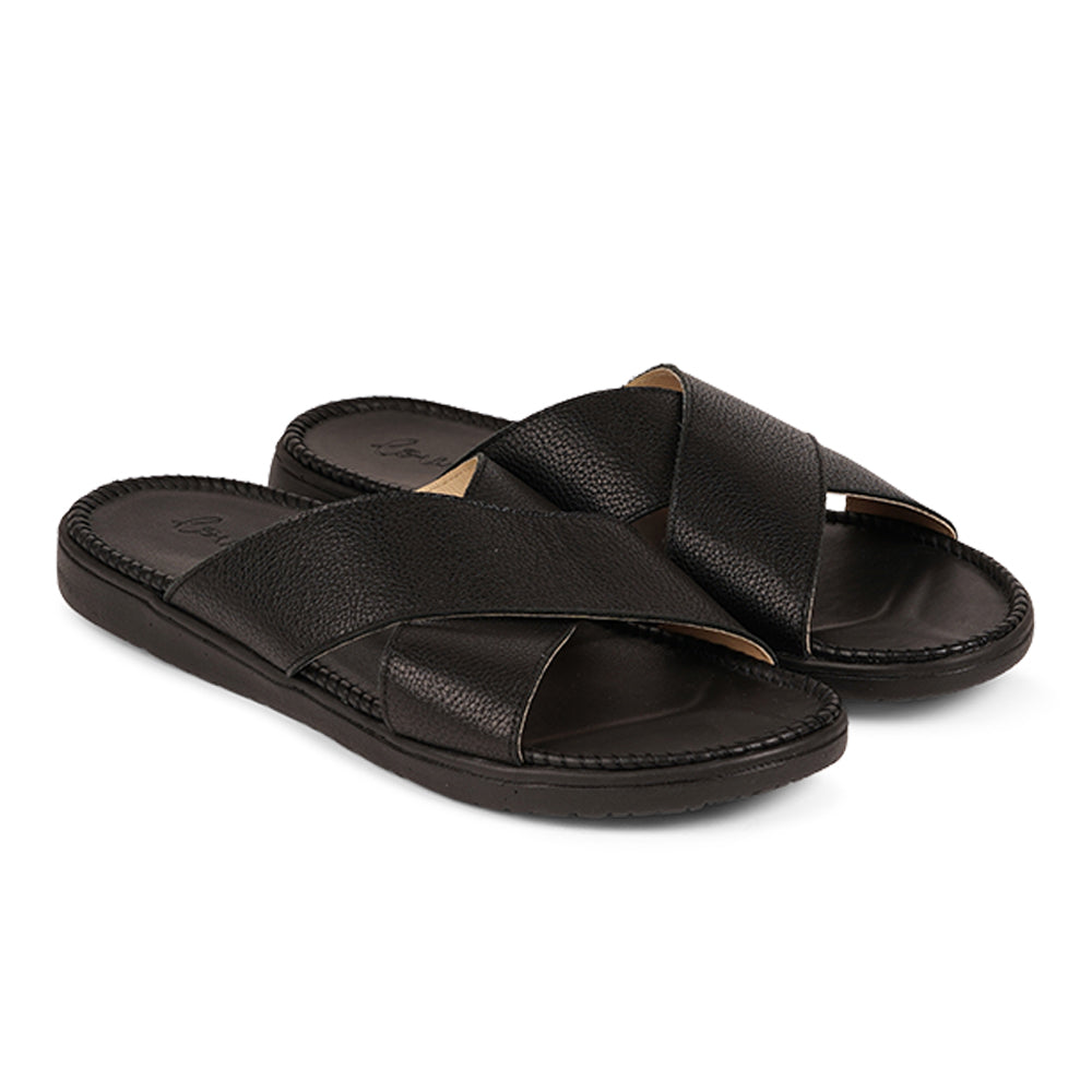 Loto - Cross leather sandal