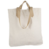 Lovelies shoulder shopper bag is made of high quality cotton and soft cotton webbing handles.
