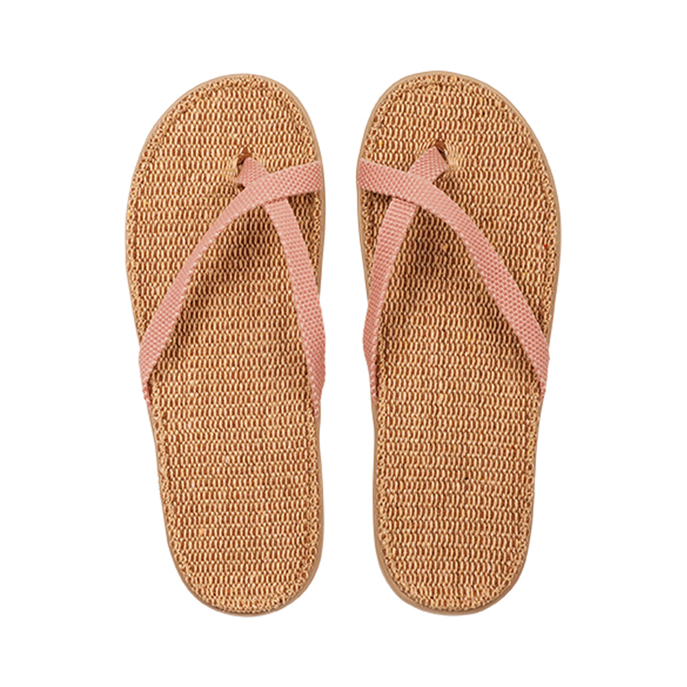 Lovelies Majali Jute flip flops. The rubber sole is light, soft and very comfortable. The best summer flip flops and in many colors.