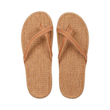 Lovelies Majali Jute flip flops. The rubber sole is light, soft and very comfortable. The best summer flip flops and in many colors.