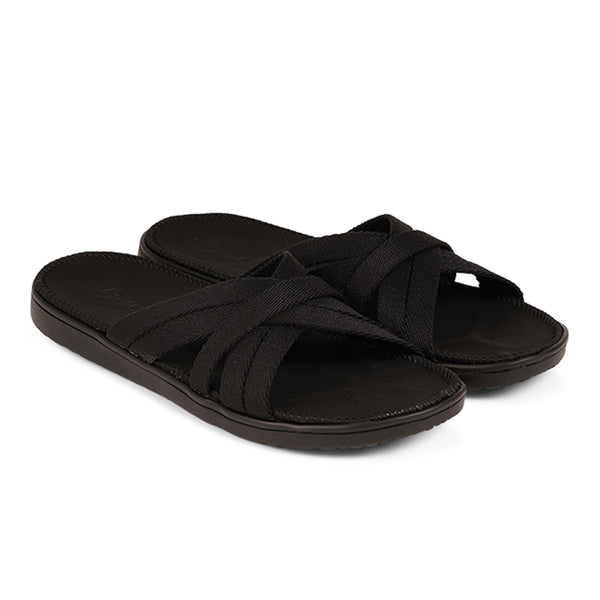 Lovelies - Mala Sandals, Soft rubber sole covered in vegan Leather and with beautiful woven cotton straps. The sandal is light and very comfortable.
