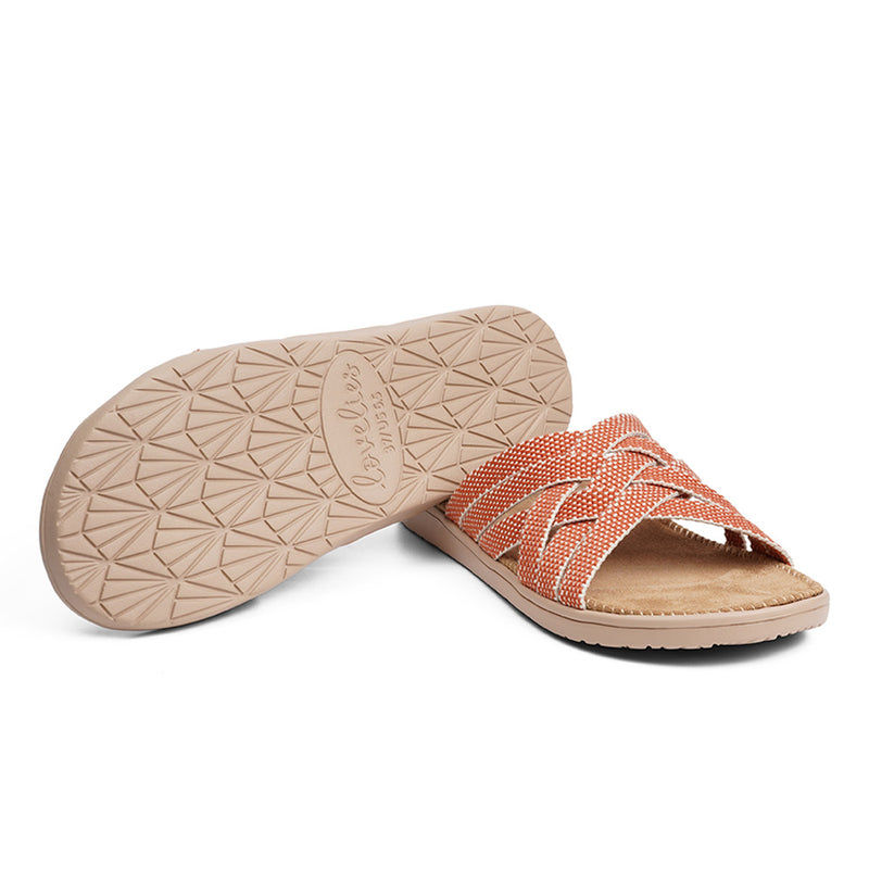 Mawalla - Soft suede sole & woven straps
