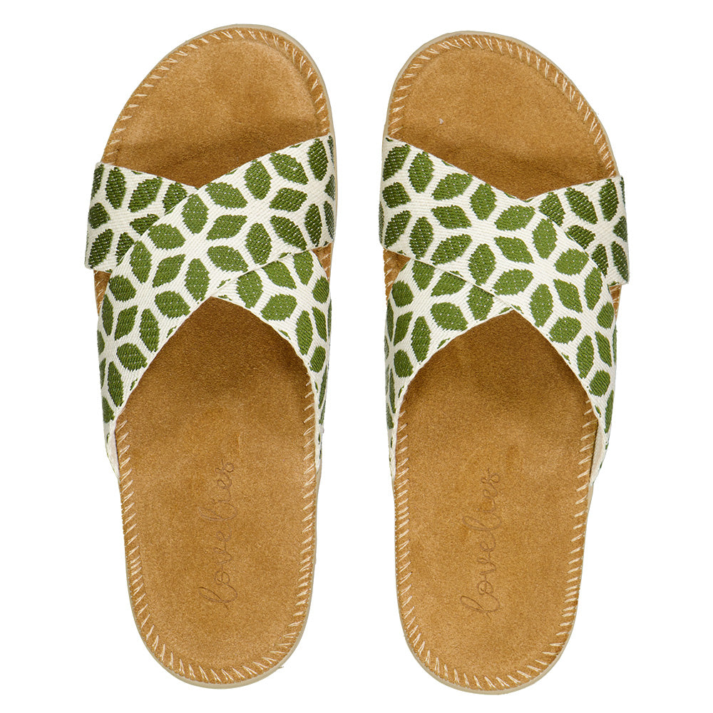Lovelioes Studio - Denmark - Once you’ve tried Lovelies’ summer sandals you’ll never want to wear any other footwear.  With its delicate and soft fabrics, you feel at ease and elegant at the same time. The easy to-go sandals with their striking summer colours are a perfect fit to your feminine summer dresses and your light blue summer jeans.  The durable rubber sole and the soft foam insole will give you all-day cushion and grip – the sandal is light and versatile and can be dressed up or down as you like. 