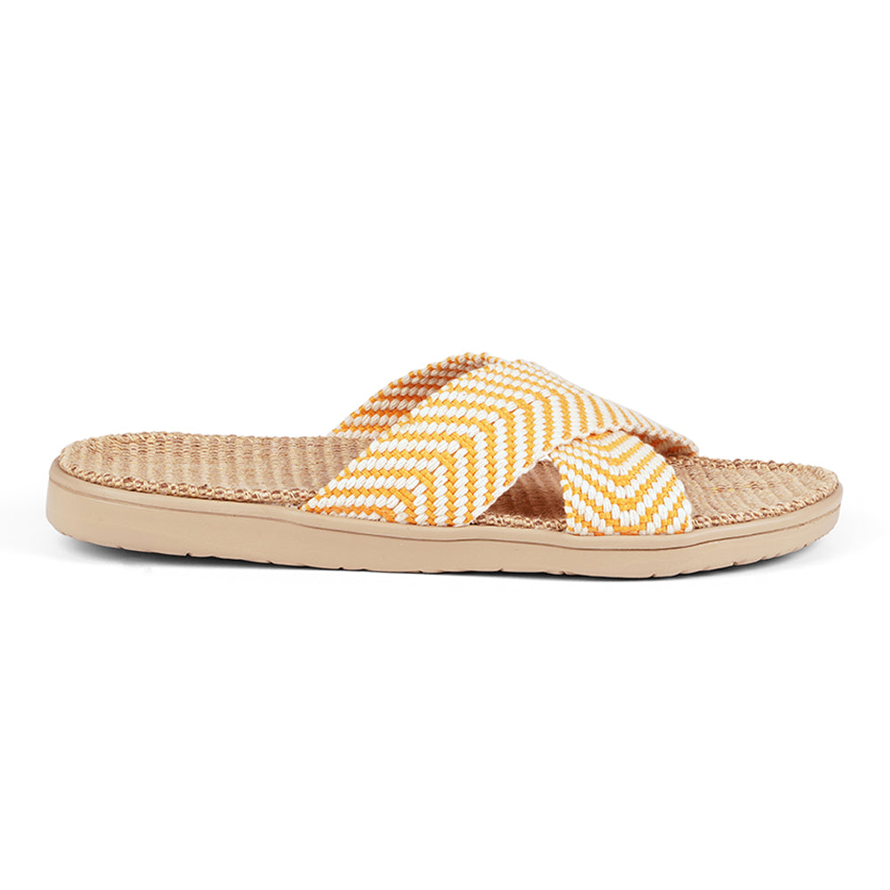 Lovelies - Molona sandals - Soft rubber sole covered in natural jute and woven straps in cotton. The sandals are light and very comfortable.