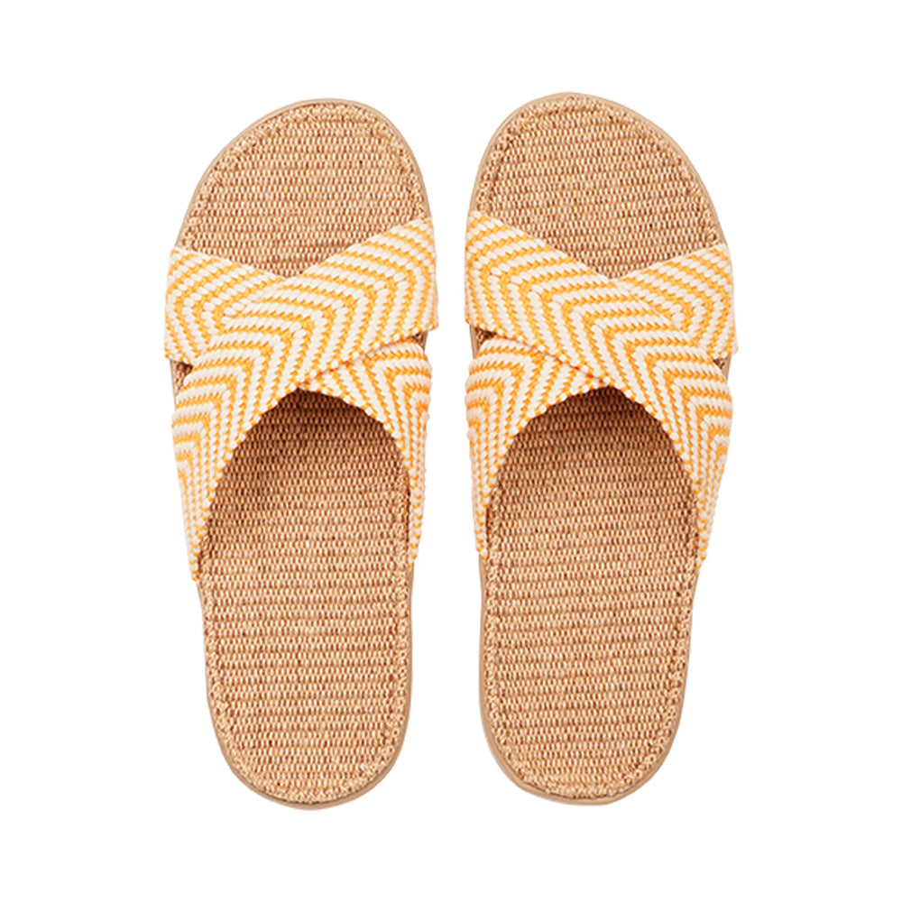 Lovelies - Molona sandals - Soft rubber sole covered in natural jute and woven straps in cotton. The sandals are light and very comfortable.