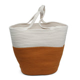 For those cheerful springdays and warm sunny summerdays all you need is a gorgeous beach bag.  Lovelies has made an elegant one in cotton and recycled polyester and it comes in 6 beautiful colours.    Whether you’re off to a picnic, going shopping or having a lazy day at the beach, a Lovelies beach bag will be your true companion.  Enjoy your Lovelies!  Material:  Cotton and recycled polyester Logo in leather Hand made Size: Weight 45 cm / Height 40 cm