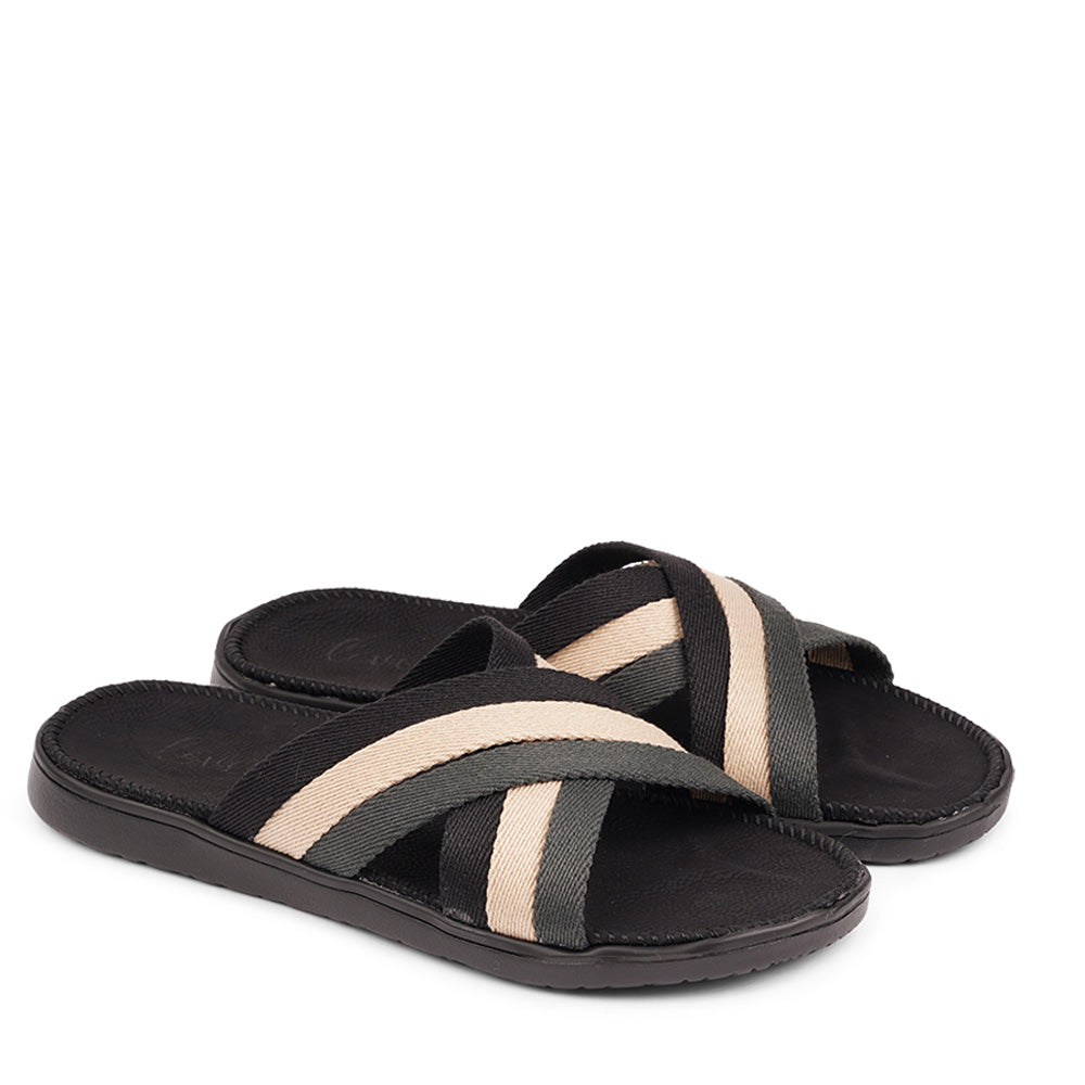 Lovelies - Paloma Sandals, Soft rubber sole covered in vegan Leather and with beautiful woven cotton straps. The sandal is light and very comfortable. Lovelies Studio -  Bellevue cross suede sandal with the most comfortable rubber sole which is covered in exclusive suede. The sandal has a wonderful feminine look and will match your summer dresses and light blue jeans perfectly. Enjoy your lovelies !