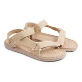Paya the new Trekking sandal from Lovelies. Paya is made with adjustable velcro straps which secure a perfect fit. The sole is made of rubber which is covered in natural jute. The sandals are light and soft and absolutely loveable . . . Enjoy your lovelies !