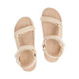 Paya the new Trekking sandal from Lovelies. Paya is made with adjustable velcro straps which secure a perfect fit. The sole is made of rubber which is covered in natural jute. The sandals are light and soft and absolutely loveable . . . Enjoy your lovelies !