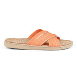 Lovelies Studio Denmark -  The beautiful slip-on sandal with soft rubber sole which is covered in natural jute. The 6 crossing straps are woven in cotton.  Laid back, feminin and styles sandal, designed in Denmark. The sandal is light and very comfortable to wear. Today we're selling sandals in more than 25 countries. We hope that you will fall in love with lovelies.