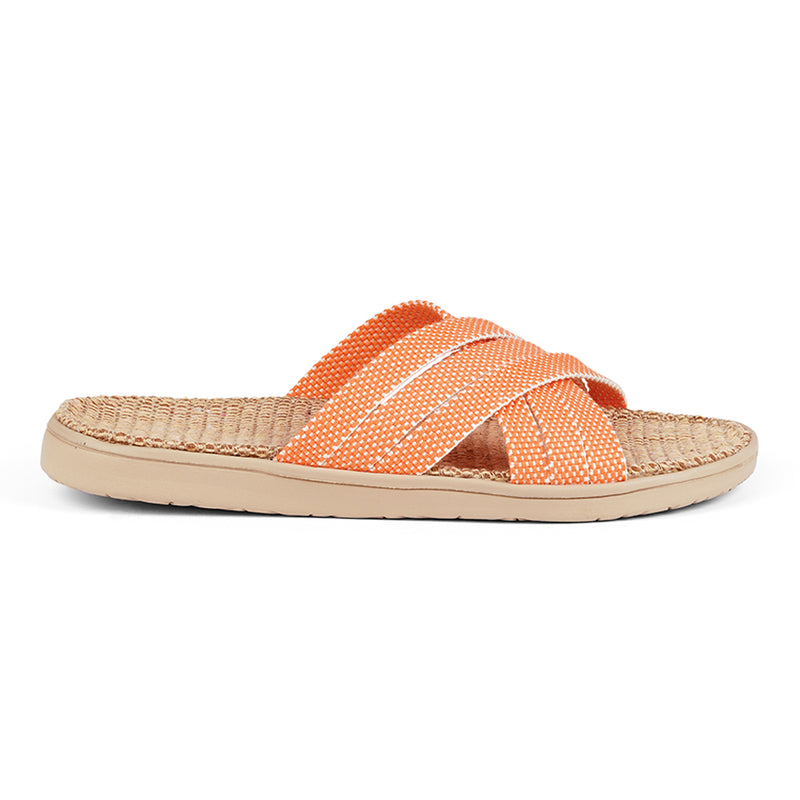 Lovelies Studio Denmark -  The beautiful slip-on sandal with soft rubber sole which is covered in natural jute. The 6 crossing straps are woven in cotton.  Laid back, feminin and styles sandal, designed in Denmark. The sandal is light and very comfortable to wear. Today we're selling sandals in more than 25 countries. We hope that you will fall in love with lovelies.