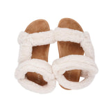 Since 2019 Lovelies Studio has been creating shoes and leathergoods for women and men inspired by an open mind, Scandinavian minimalism and a bit of vintage influences. The fashionable trekking sandal from Lovelies is hand made of the finest Australian curly shearling. With a soft midsole and adjustable straps we can secure a perfect fit. 