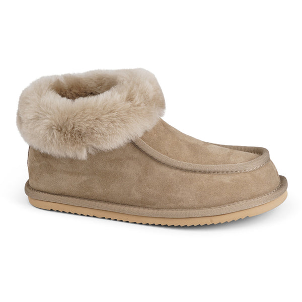Soft and cosy shearling slippers   Lovelies shearling slippers are the essence of comfortability. When you’re in the need of surrounding your feet in soft and warm slippers, Lovelies shearling slippers are the answer. With soft and durable soles, warm shearling and a gorgeous design, you’ll never want to wear any other home-shoe to make you feel at ease.