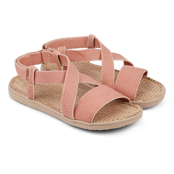 Tupim, with velcro heel strap and a soft natural jute sole. Really good fit, hold and comfort. Once you’ve tried Lovelies’ summer sandals you’ll never want to wear any other footwear. With its delicate and soft fabrics, you feel at ease and elegant at the same time. The easy to-go sandals with their striking summer colours are a perfect fit to your feminine summer dresses and your light blue summer jeans. We are proud members of 1% For the planet. Enjoy your Lovelies!