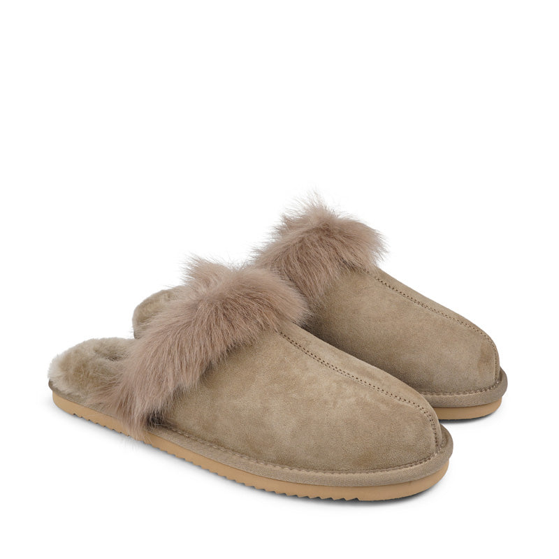 Lovelies Studio - homeshoes - hjemmesko -Soft and cosy shearling slippers  Lovelies shearling slippers are the essence of comfortability. When you’re in the need of surrounding your feet in soft and warm slippers, Lovelies shearling slippers are the answer. With soft and durable soles, warm shearling and a gorgeous design, you’ll never want to wear any other home-shoe to make you feel at ease.