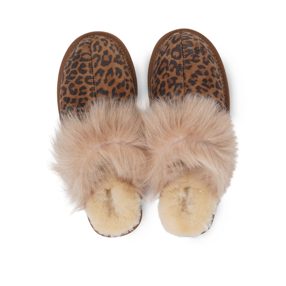 Soft and cosy shearling slippers  Lovelies shearling slippers are the essence of comfortability. When you’re in the need of surrounding your feet in soft and warm slippers, Lovelies shearling slippers are the answer. With soft and durable soles, warm shearling and a gorgeous design, you’ll never want to wear any other home-shoe to make you feel at ease.