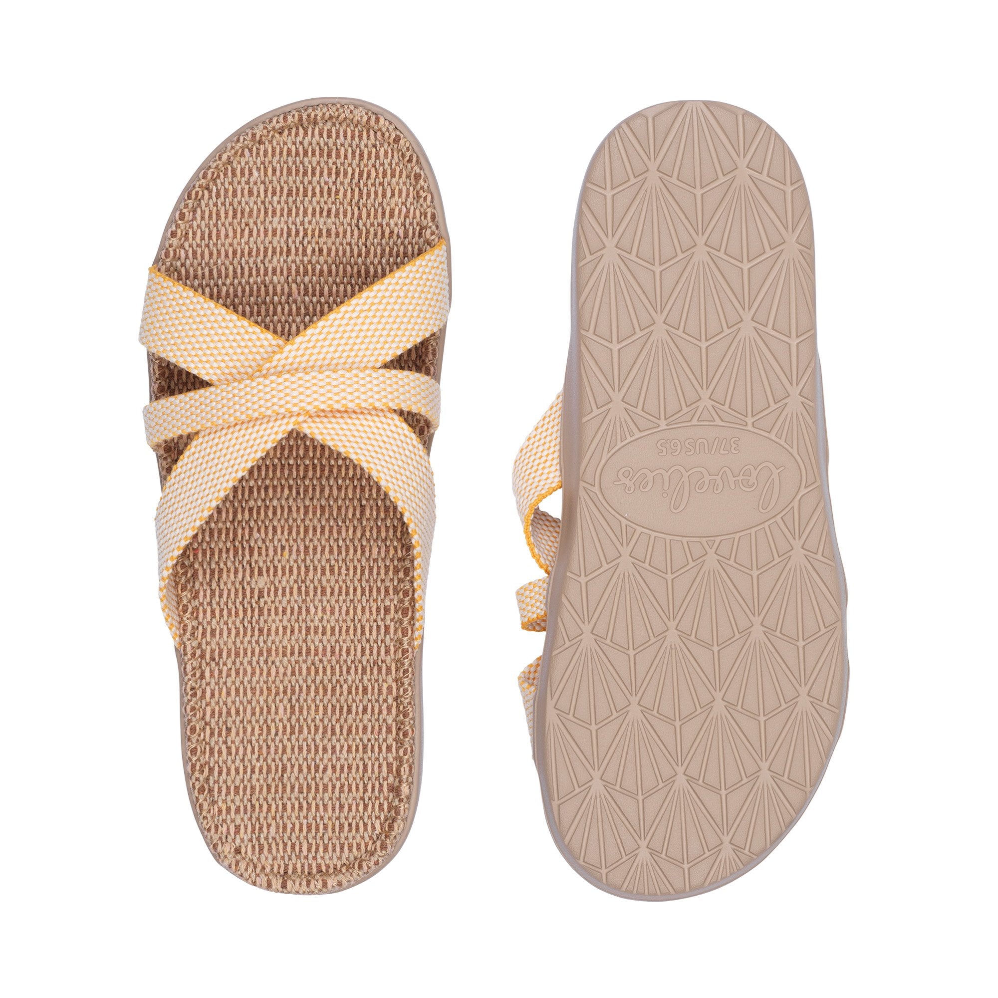 Weligama the best slip on sandal from the Danish brand Lovelies. Sandal with woven cotton straps. The comfortable inner sole is covered with soft natural jute material. The Weligama sandal is available in many beautiful colours and in sizes fra 30 to 42 euro size.